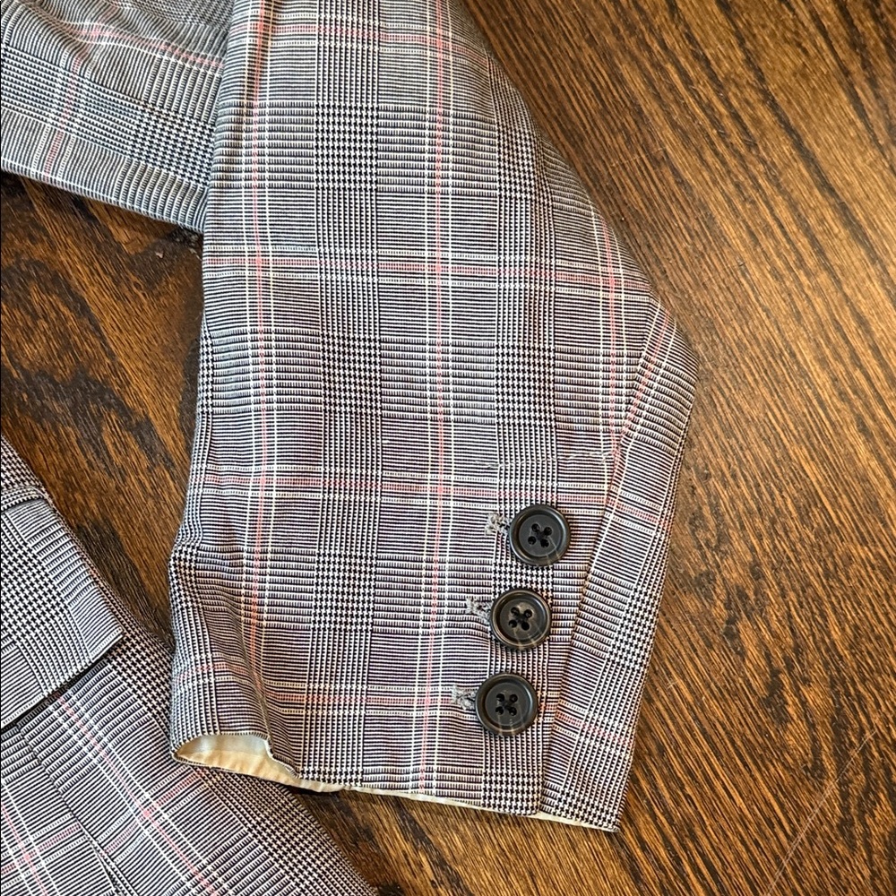 Who What Wear double-breasted plaid jacket women’s size small - Picture 7 of 15